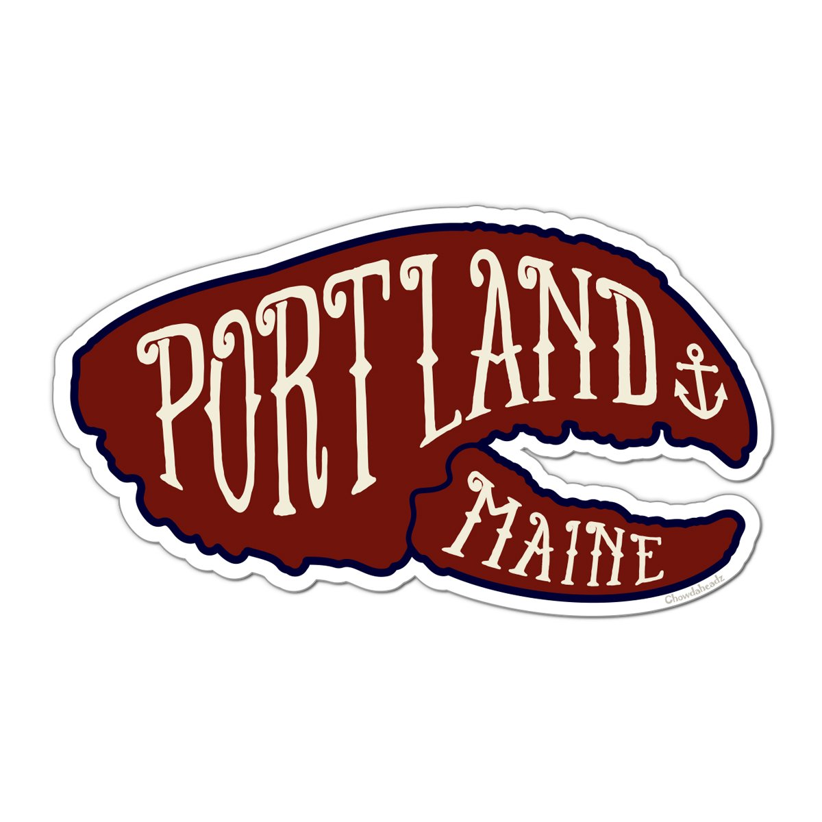 Portland Lobstah Claw Sticker - Chowdaheadz