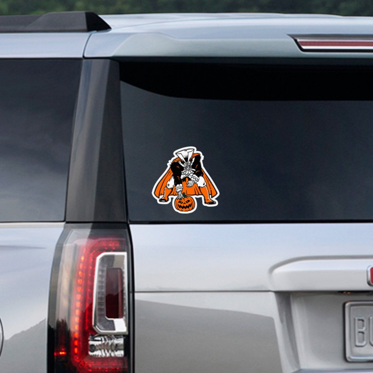 Three Point Stance Headless Horseman Sticker - Chowdaheadz