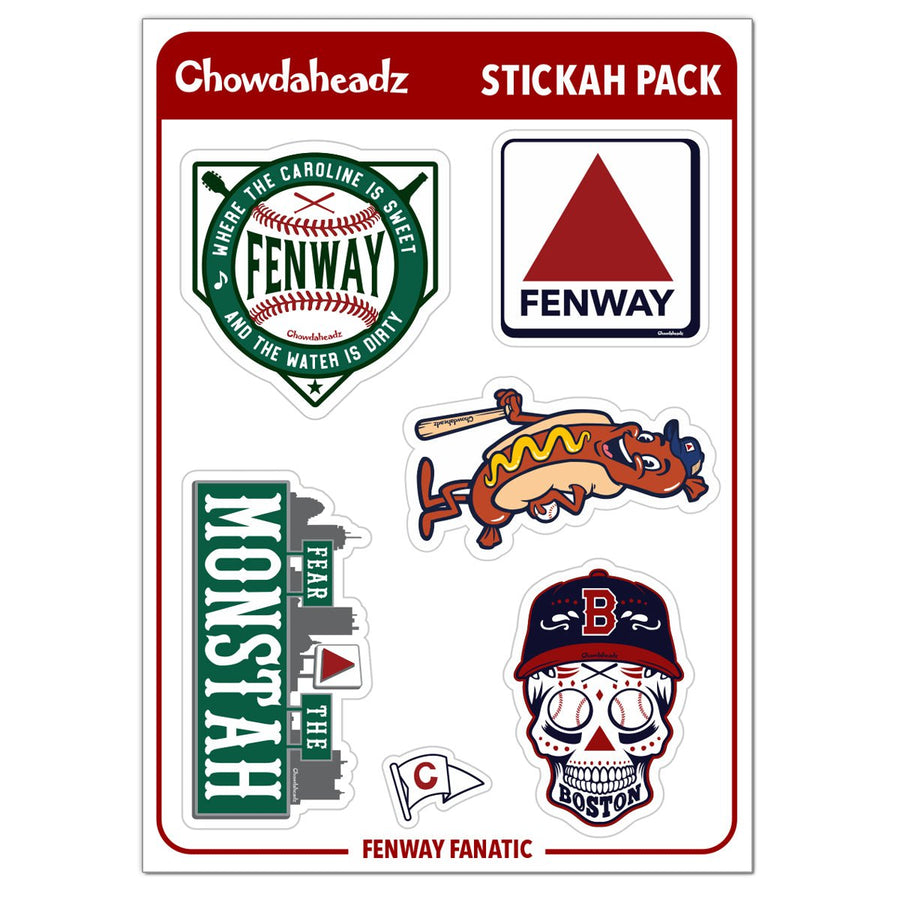 Fenway Fanatic Stickah Pack - Chowdaheadz