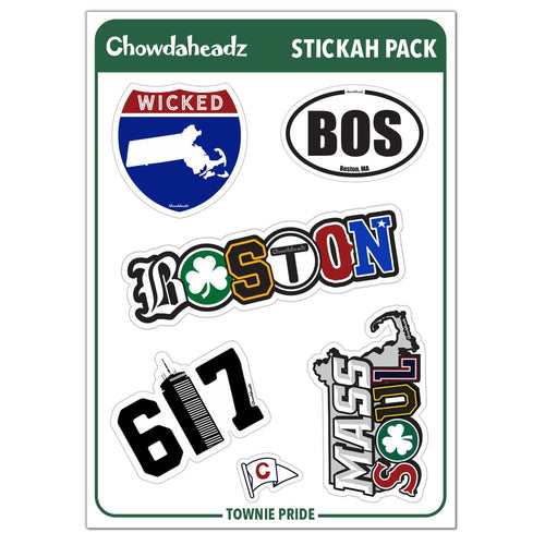 Townie Pride Stickah Pack - Chowdaheadz