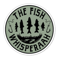 The Fish Whisperaah Sticker - Chowdaheadz