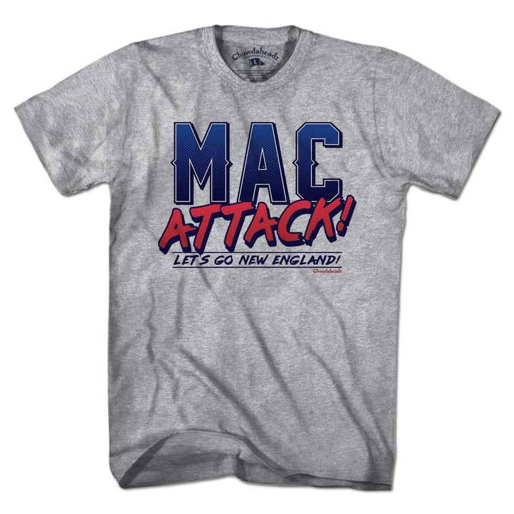 Mac Attack New England T-Shirt - Chowdaheadz
