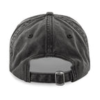 Boston Shamrock Leather Patch Washed Dad Hat - Chowdaheadz