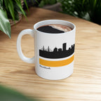 Boston B Black & Gold Sideline 11oz Coffee Mug - Chowdaheadz