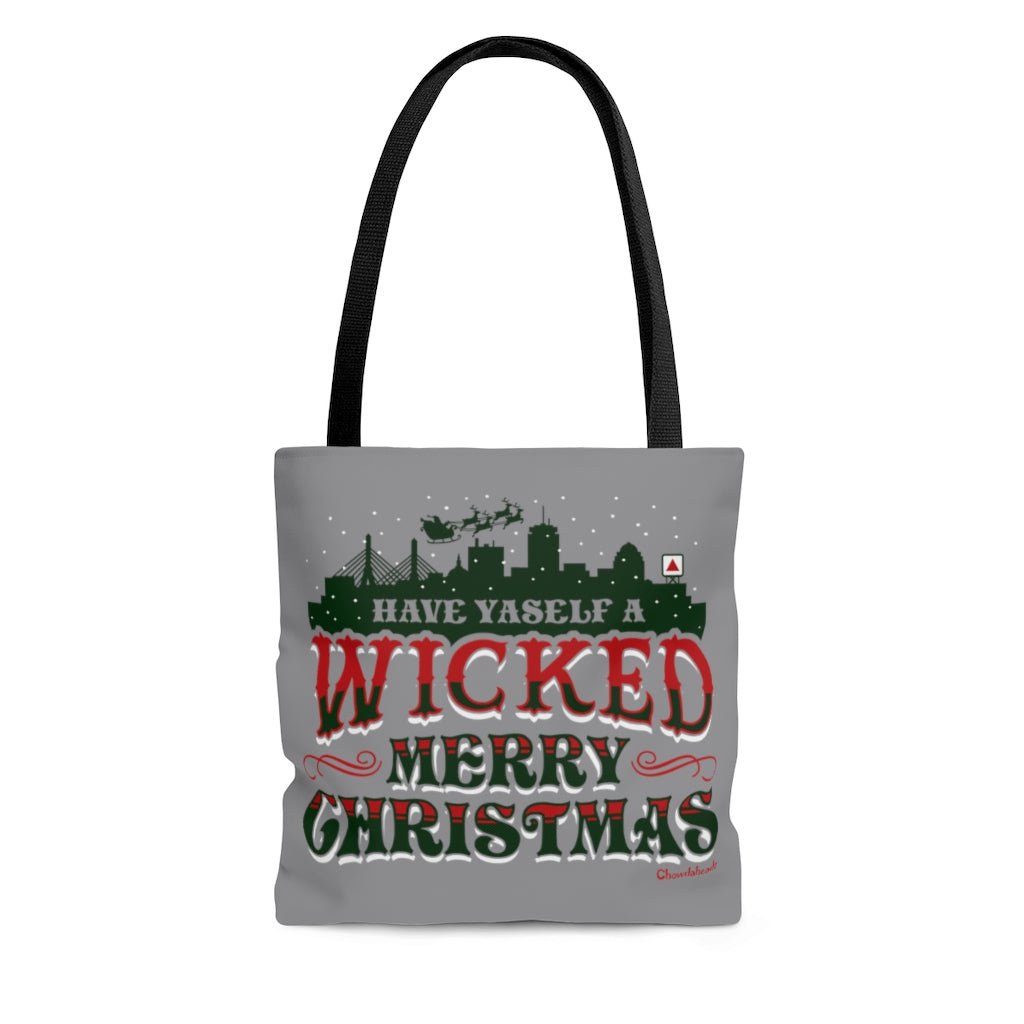 Have Yahself  A Wicked Merry Christmas Tote Bag - Chowdaheadz