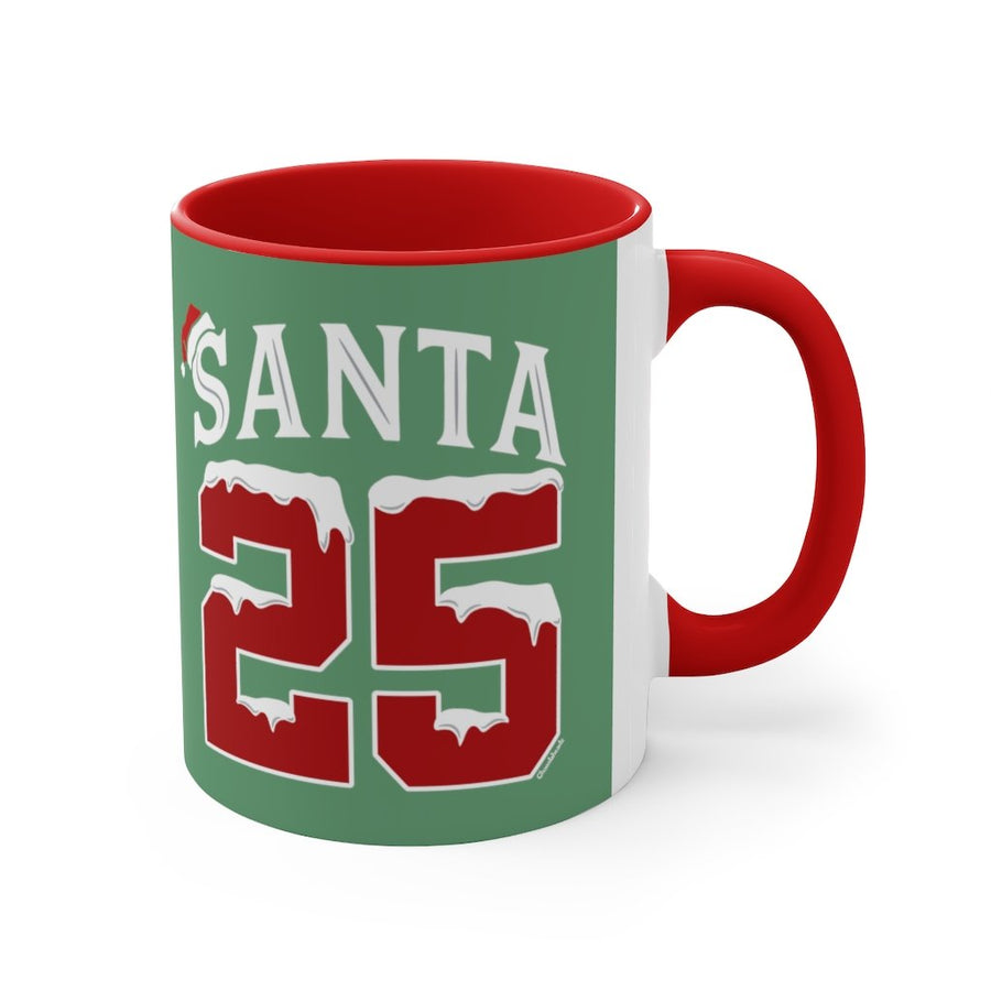 Santa 25 Alter Ego Accent Coffee Mug, 11oz - Chowdaheadz