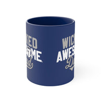 Wicked Awesome Dad Accent Coffee Mug, 11oz - Chowdaheadz