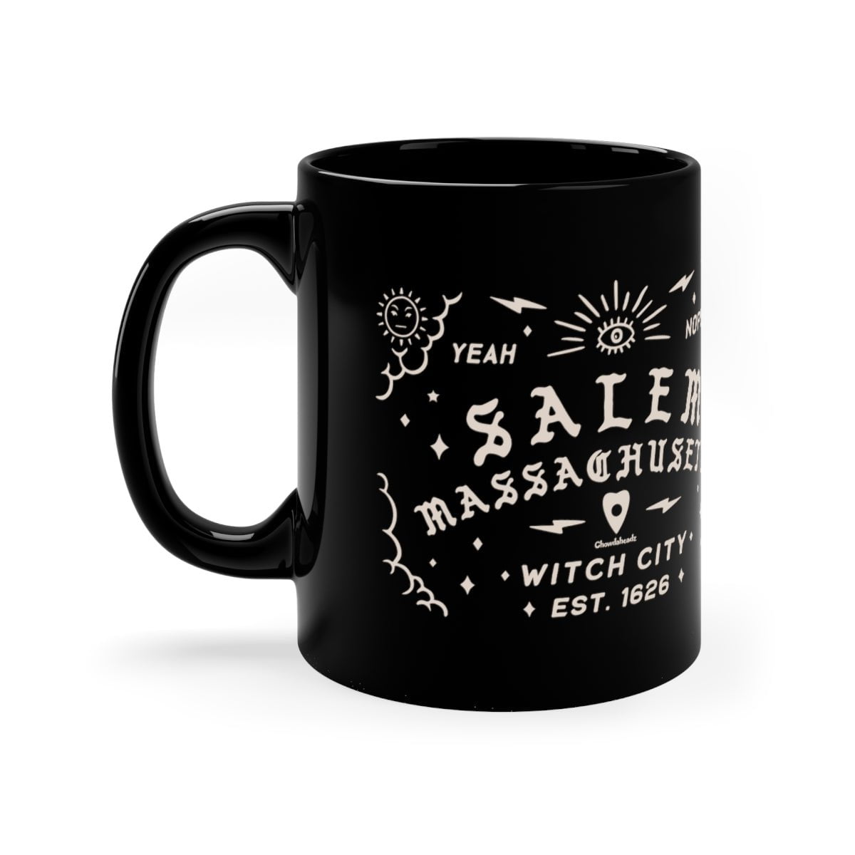 Salem Mass Spirit Board 11oz Coffee Mug - Chowdaheadz