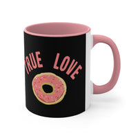 True Love Donut Accent Coffee Mug, 11oz - Chowdaheadz
