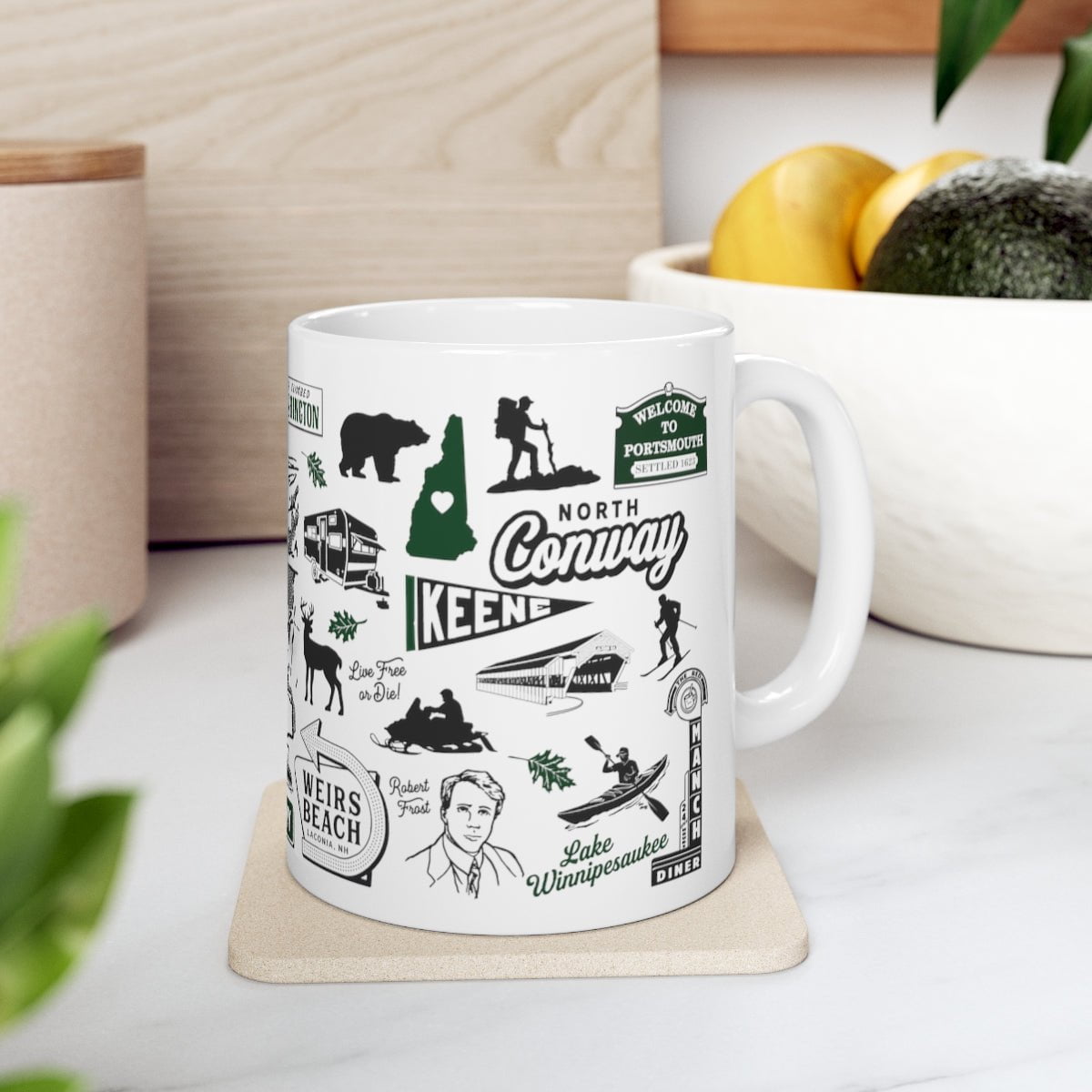 New Hampshire Tourist 11oz Coffee Mug - Chowdaheadz