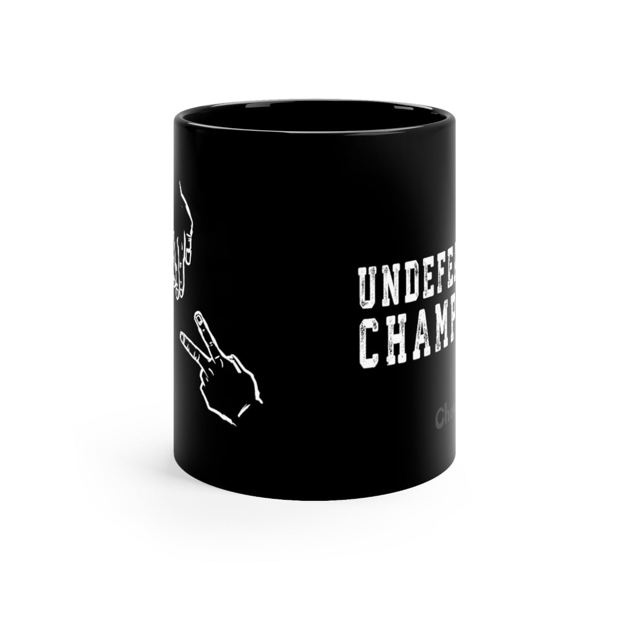 Undefeated Champion 11oz Coffee Mug - Chowdaheadz