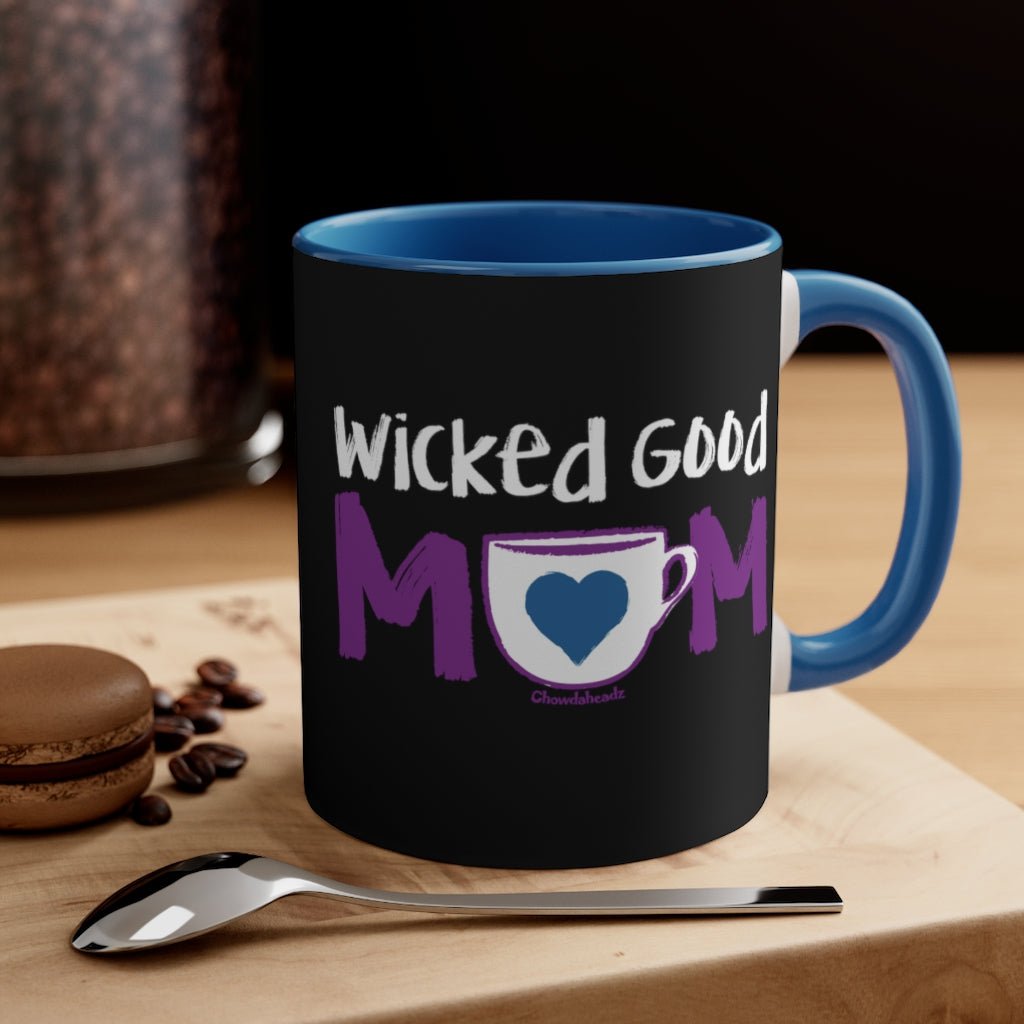 Wicked Good Mom Accent Coffee Mug, 11oz - Chowdaheadz