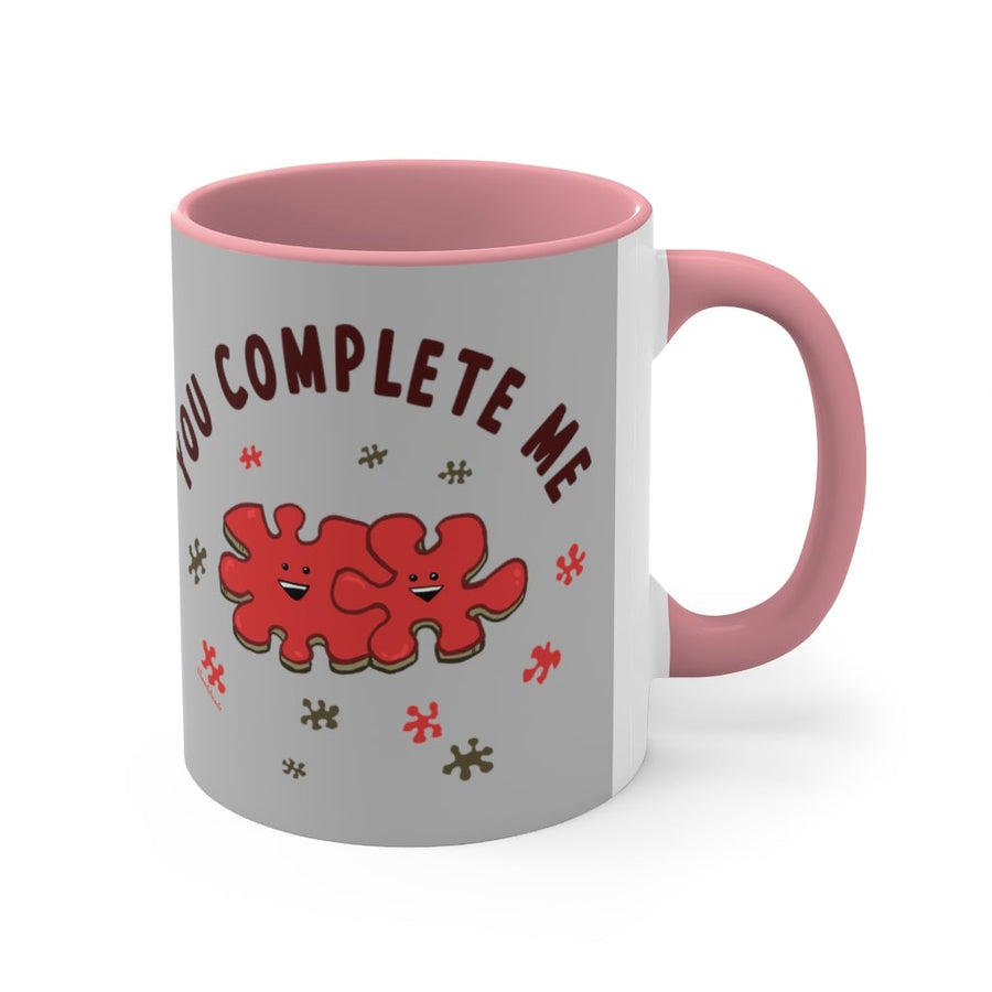 You Complete Me Accent Coffee Mug, 11oz - Chowdaheadz
