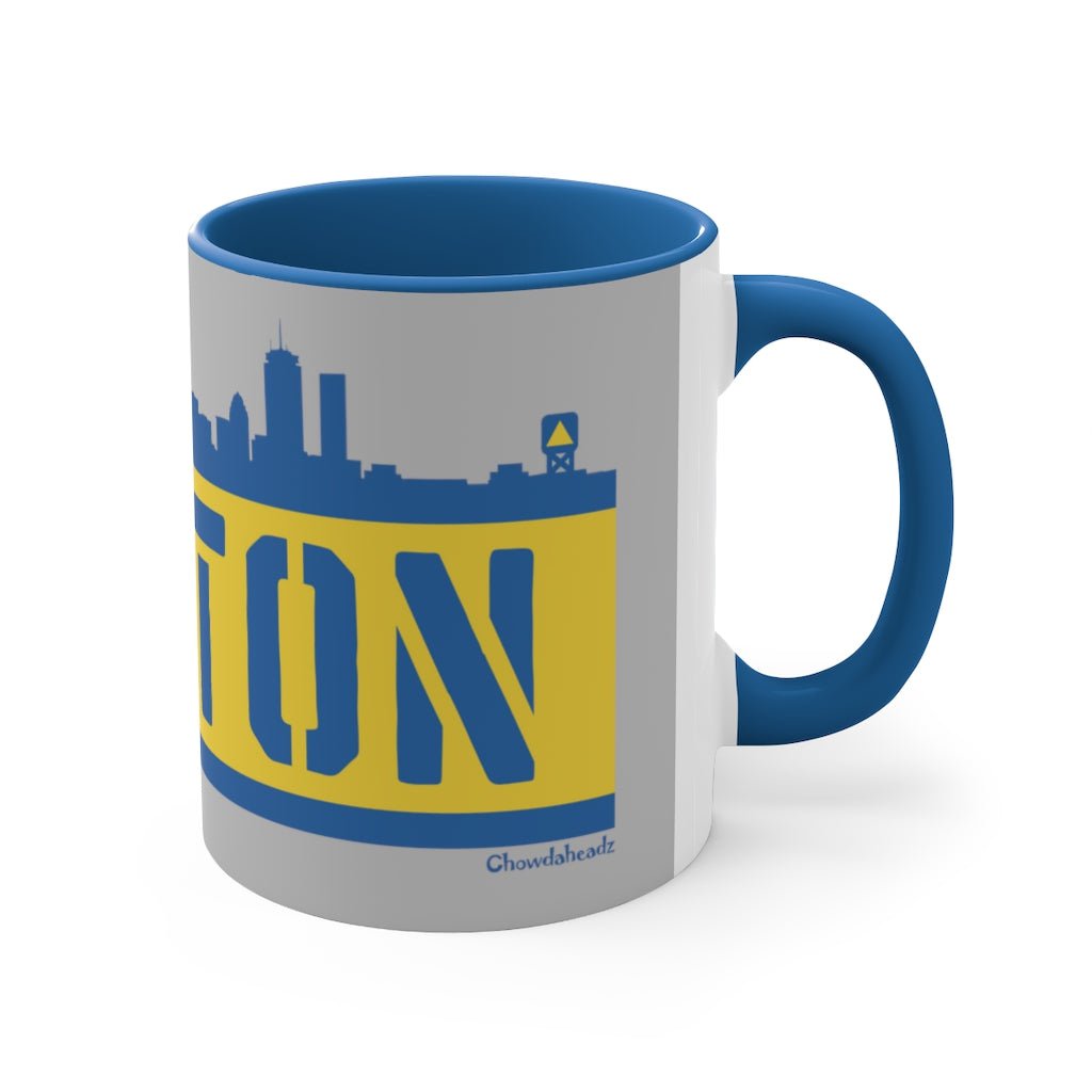 Boston Finish Line Accent Coffee Mug, 11oz - Chowdaheadz