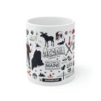 Maine Tourist Attraction 11oz Coffee Mug - Chowdaheadz