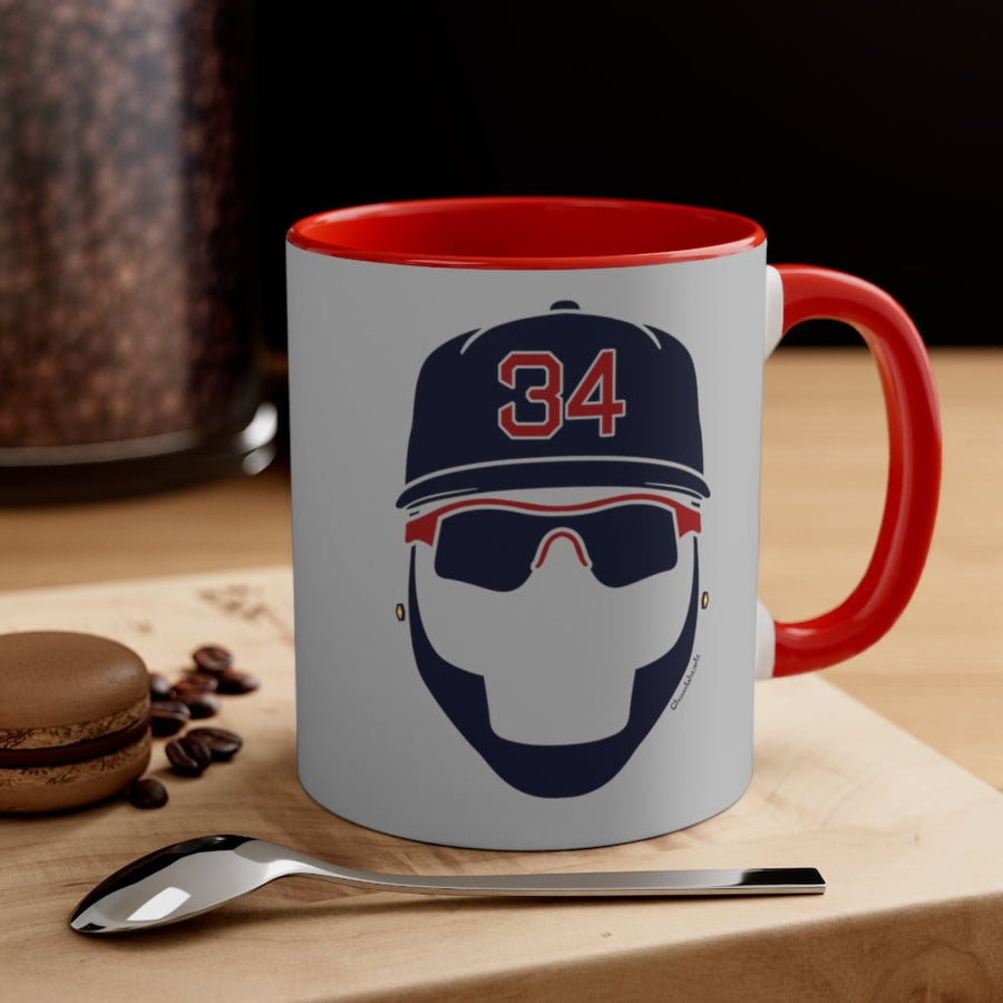 Boston 34 Gameface Accent Coffee Mug, 11oz - Chowdaheadz