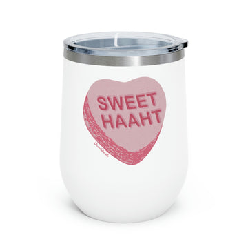 Sweet Haaht Candy Heart Wine Tumbler - Chowdaheadz