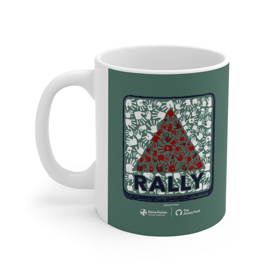 Jimmy Fund Rally Sign Ceramic Mug 11oz - Chowdaheadz