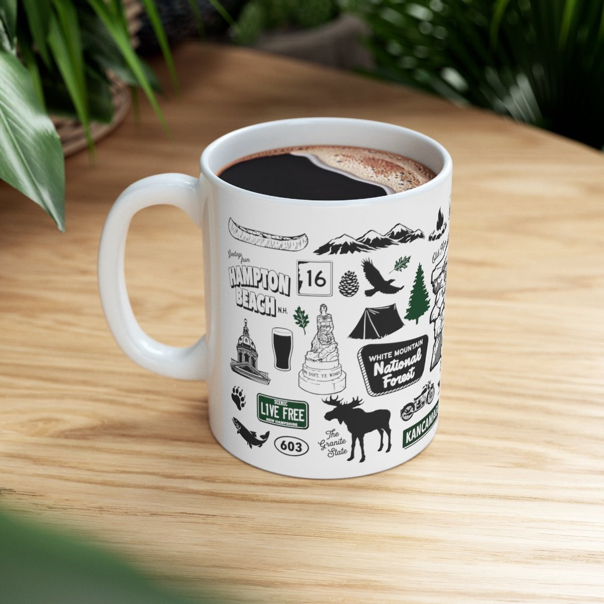 New Hampshire Tourist 11oz Coffee Mug - Chowdaheadz