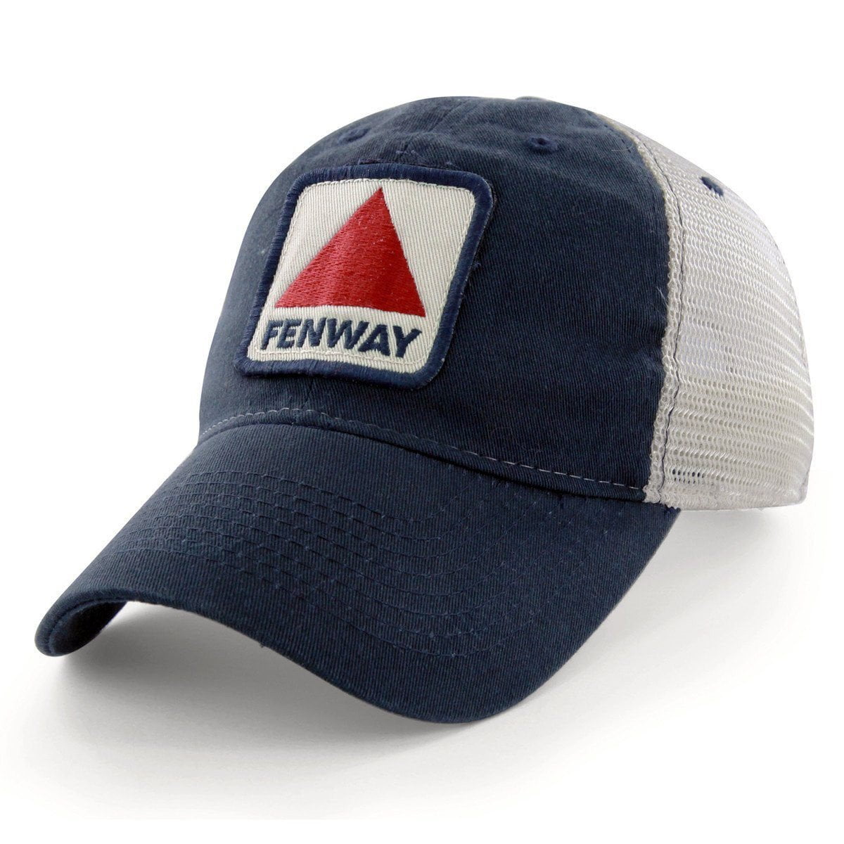 Fenway Patch "Townie" Mesh Trucker Navy Hat - Chowdaheadz