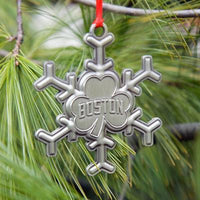 Boston Snowflake Ornament - Chowdaheadz