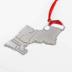 New England Santa Hat Ornament - Chowdaheadz