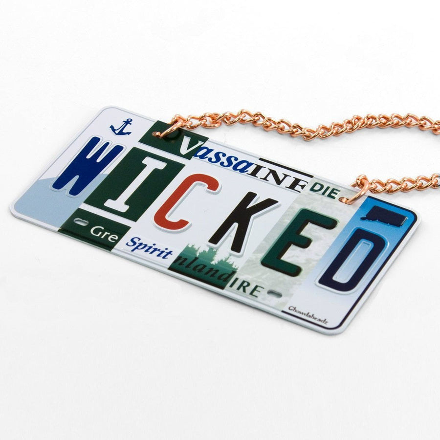 Wicked License Plate Ornament - Chowdaheadz