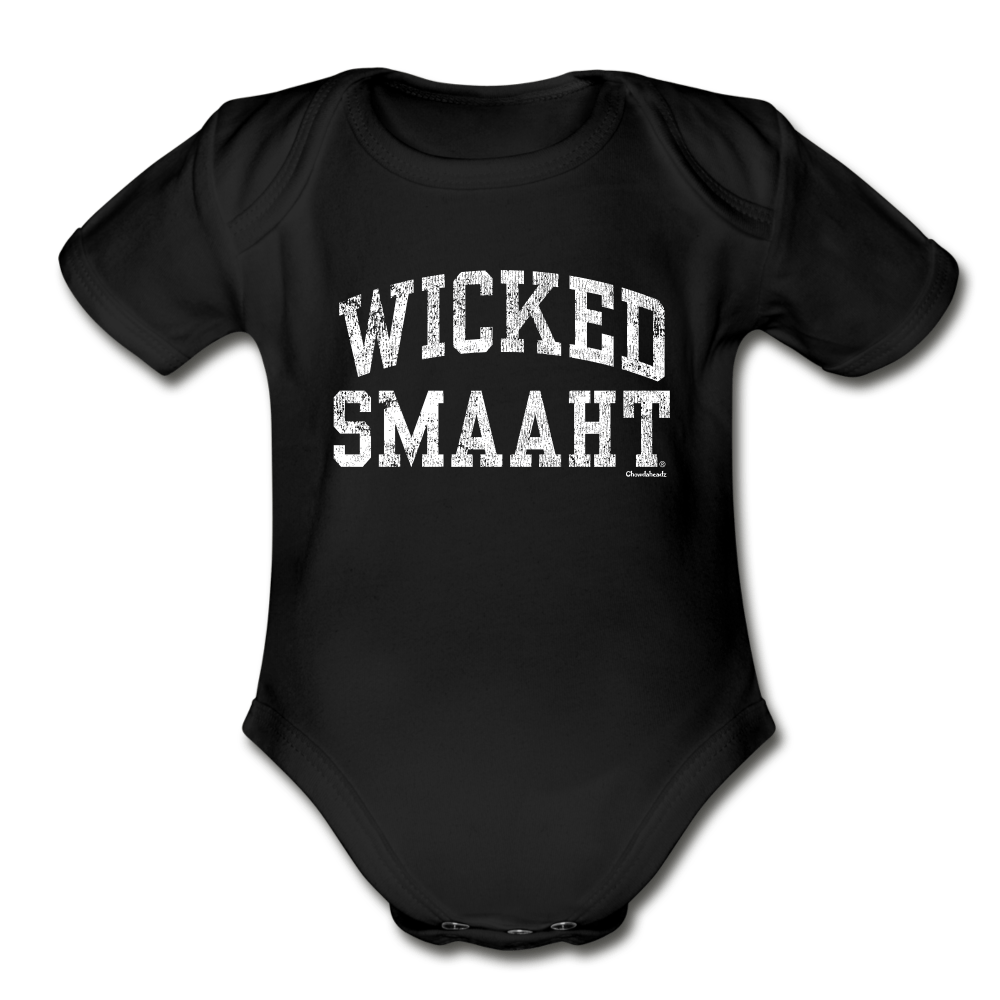 Wicked Smaaht Infant One Piece - black