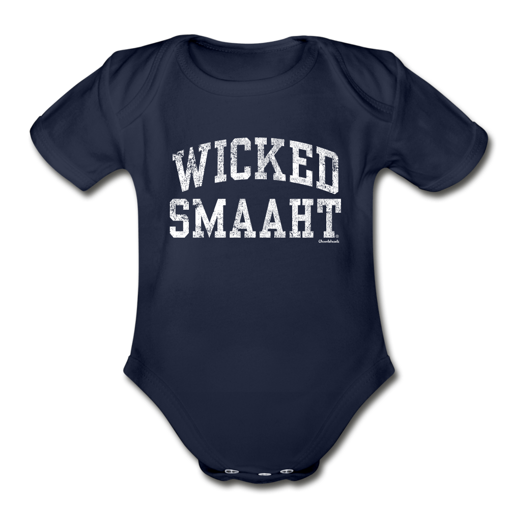 Wicked Smaaht Infant One Piece - dark navy