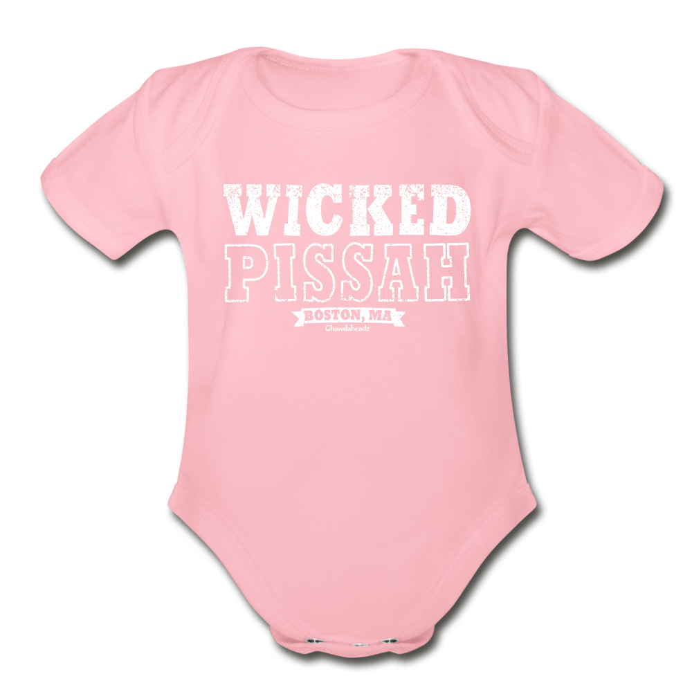 Wicked Pissah Infant One Piece - light pink