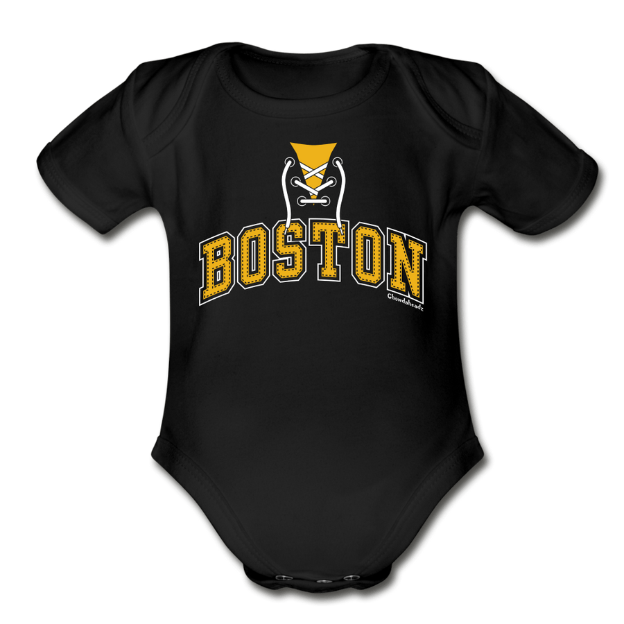 Boston Hockey Rookie Infant One Piece - black