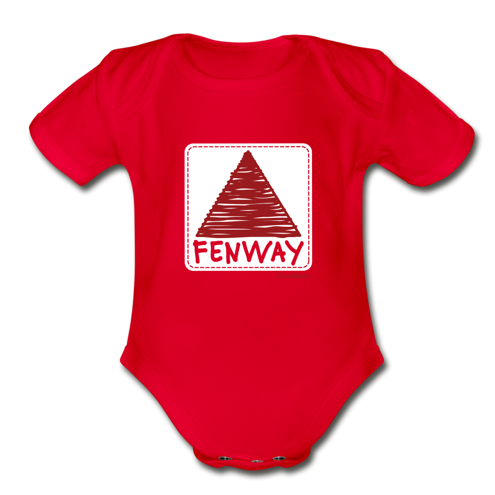 Fenway Sign Infant One Piece - red