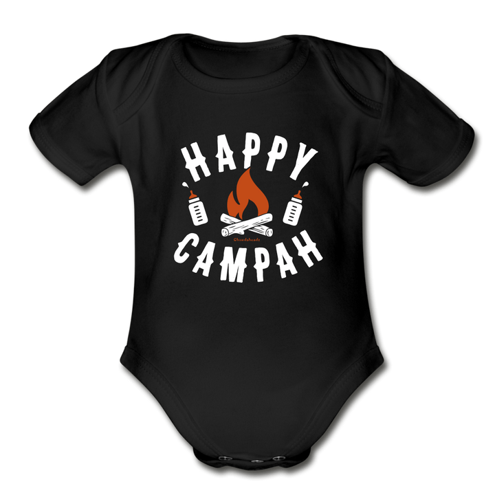 Happy Campah Infant One Piece - black
