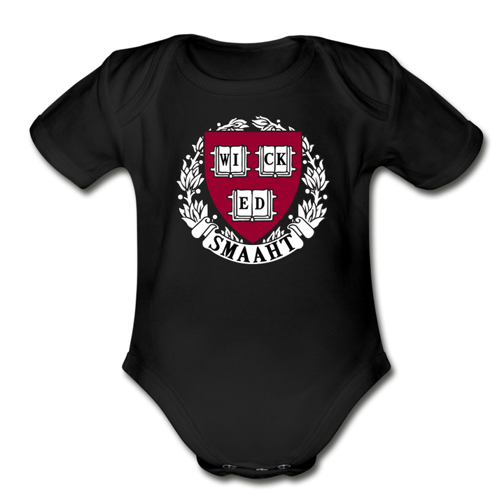 Wicked Smaaht College Infant One Piece - black