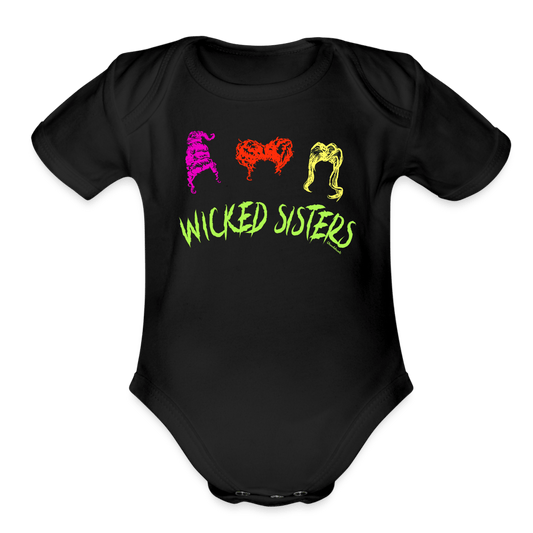 Wicked Sisters Infant One Piece - black