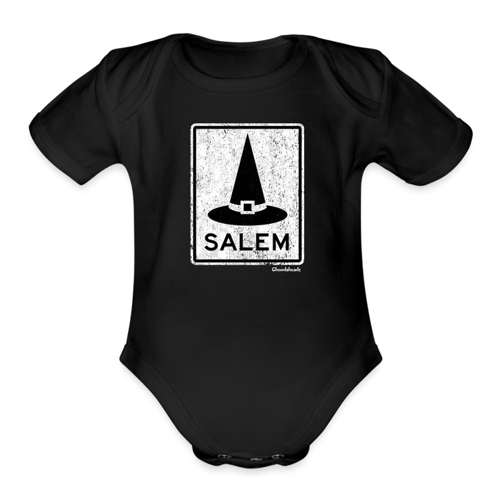 Salem MA Witch Hat Infant One Piece - black