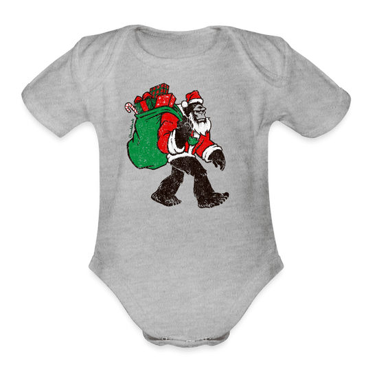 Christmasquatch Infant One Piece - heather grey