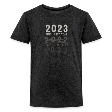 This Is My Year Youth T-Shirt - charcoal grey