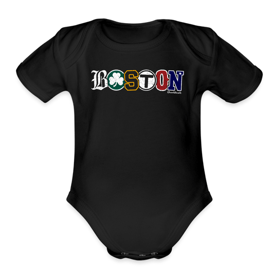 Boston Townie Pride Infant One Piece - black