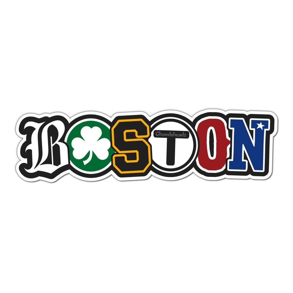 Boston Townie Pride Sticker - Chowdaheadz