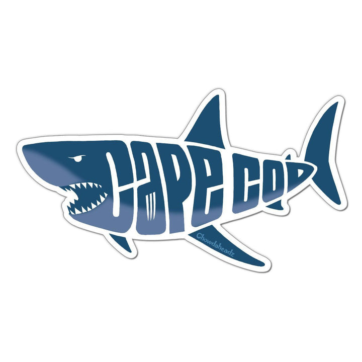 Cape Cod Shark Sticker - Chowdaheadz