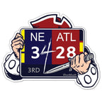 Greatest Comeback Evah Sticker - Chowdaheadz