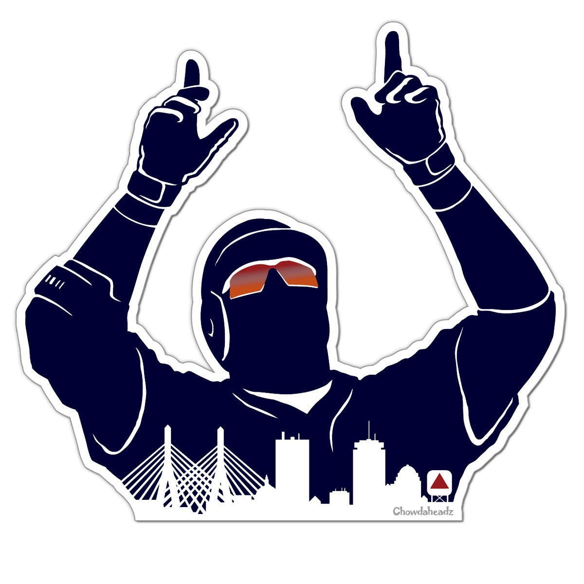 Home Run Point Sticker - Chowdaheadz