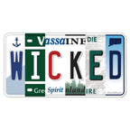 Wicked License Plate Sticker - Chowdaheadz