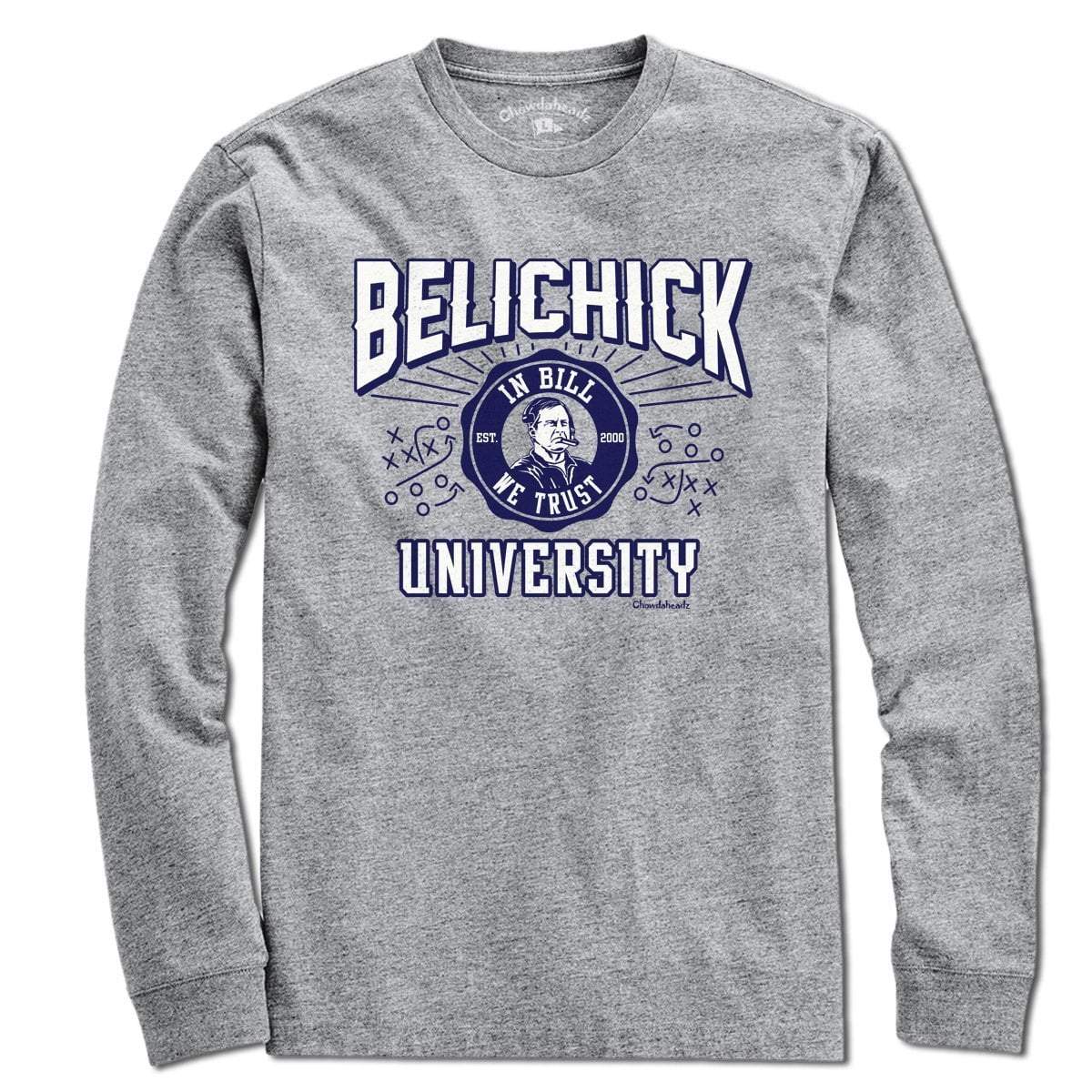 Belichick University Seal T-Shirt - Chowdaheadz