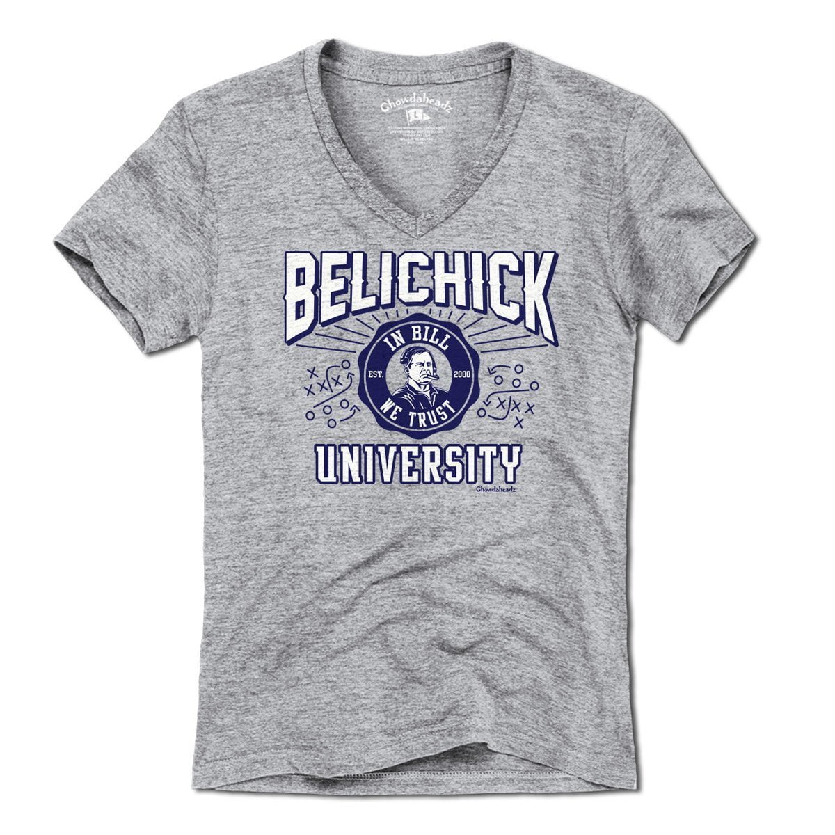 Belichick University Seal T-Shirt - Chowdaheadz