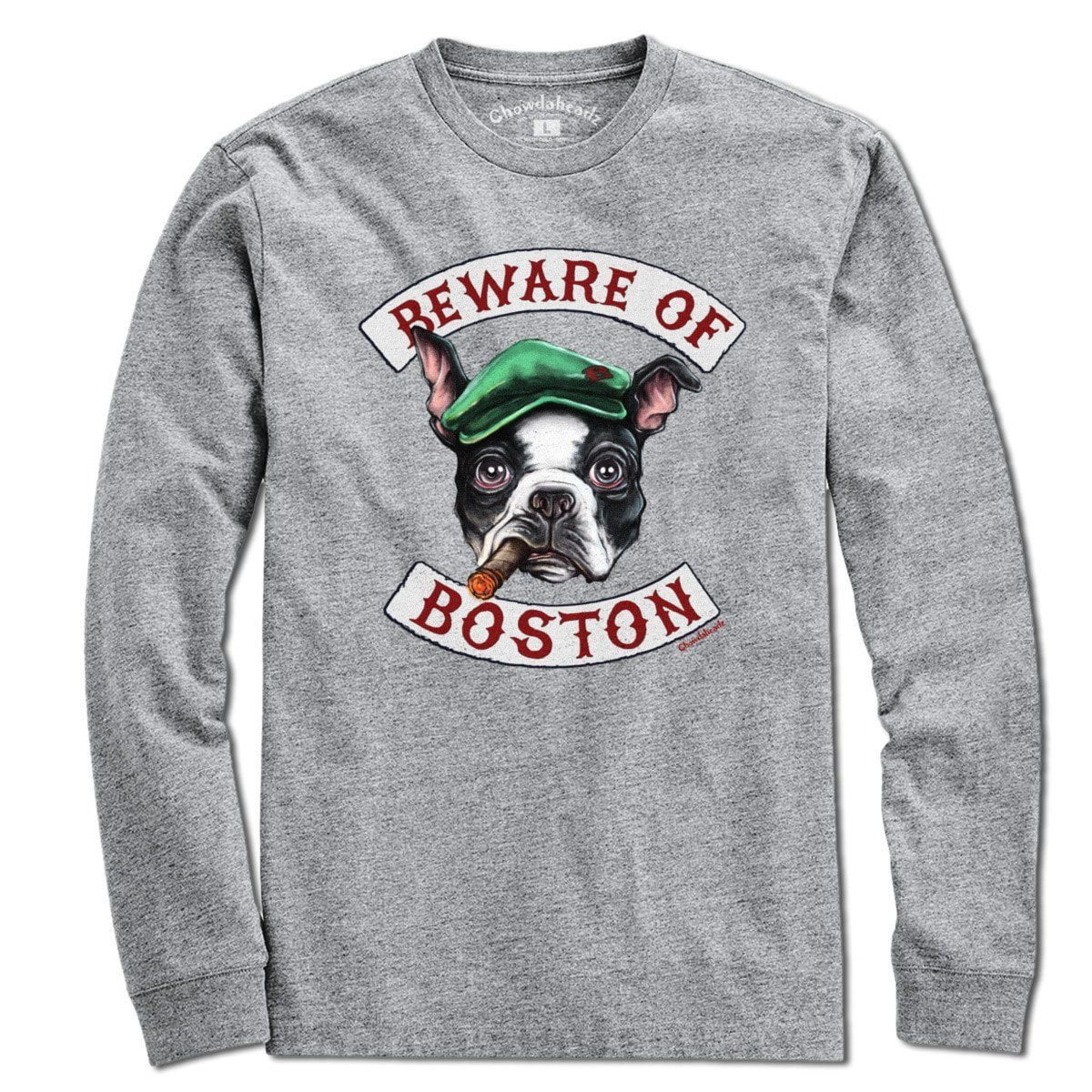 Beware Of Boston Terrier T-Shirt - Chowdaheadz