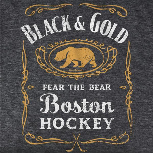 Black & Gold Olde Time T-Shirt - Chowdaheadz