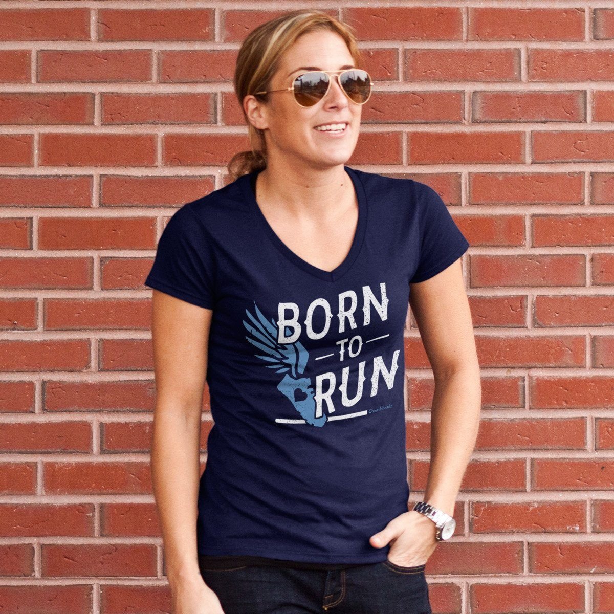 Born to Run T-shirt - Chowdaheadz