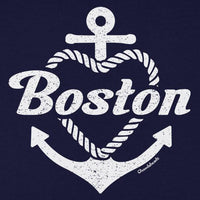 Boston Anchor Heart T-shirt - Chowdaheadz